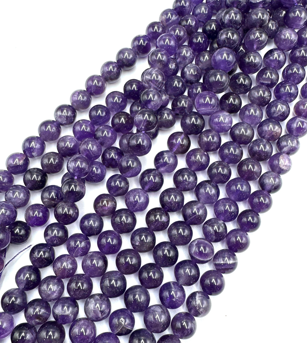 Amethyst Beads – Round (8mm) 