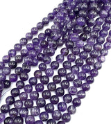 Amethyst Beads – Round (8mm) 