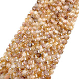 Citrine Beads – Cube (8mm) 