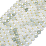 Kvarts Perler – Fasetterte Coin (8x5mm)