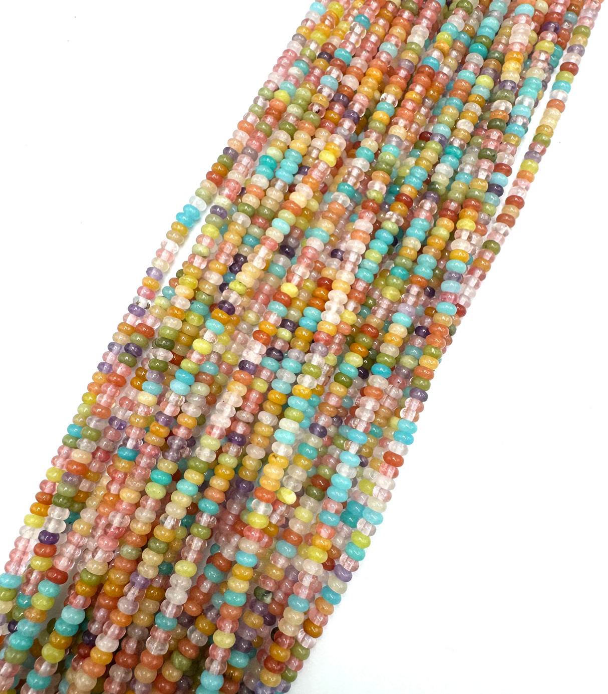 Natural Stone Mix – Rondel (4x2mm) 