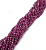 Rubin Perler – Fasettert, Grade A (4mm)