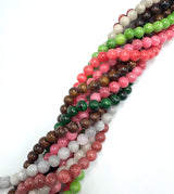 Jadeperlen – Farbmix (8mm, 10 Stränge) 