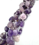 Amethyst Drop Beads (9x10mm) 
