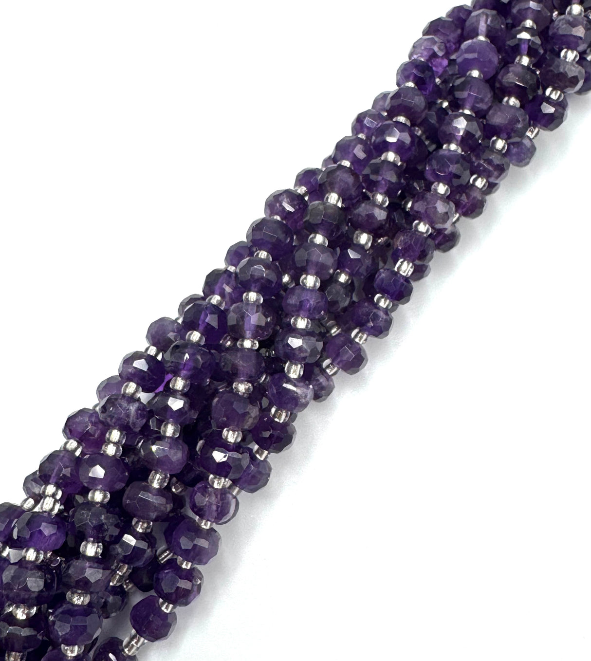 Amethyst Beads – Cube Shaped (8x6mm) 