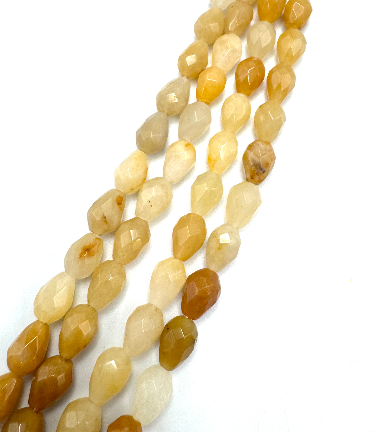 Topas-Tropfen, facettiert, (10x7mm) 
