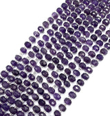 Amethyst Beads – Cube Shaped (8x6mm) 
