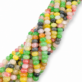 Glasperler – Farve Mix, Rondel (8x4,5mm)