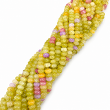 Glasperler – Farve Mix,Rondel (8x5mm)