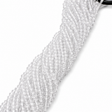 Zirkoniaperler – Klar, Fasettert (3x2,5mm) 
