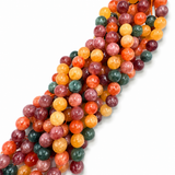 Malaysia Jade Beads - Round, Mixed Colors (10mm) 