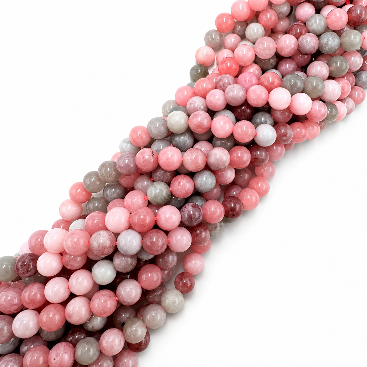 Kvarts Perler – Farve Mix, Runde (8~8.5mm)