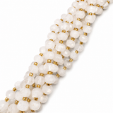 Quartz Beads – Faceted (8x7mm)