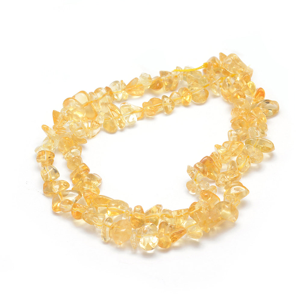 Citrine Beads – Chips/Nuggets (5–8mm) 