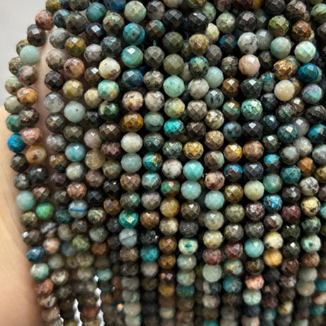 African Jaspis, Facetteret, (5mm) - Uniq Perler - 114271