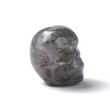 Agat Dødningehoved, 13x10mm, 1 Stk - Uniq Perler - 0001489203