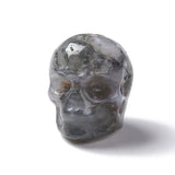 Agat Dødningehoved, 13x10mm, 1 Stk - Uniq Perler - 0001489203