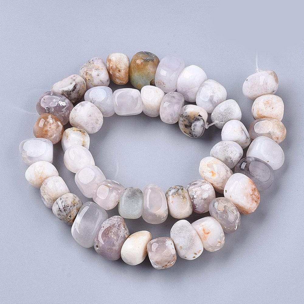 Agat Nuggets – Naturskønne Perler (8 - 10mm) - Uniq Perler - 446762