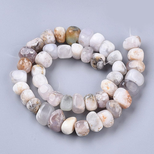 Agat Nuggets – Naturskønne Perler (8 - 10mm) - Uniq Perler - 446762