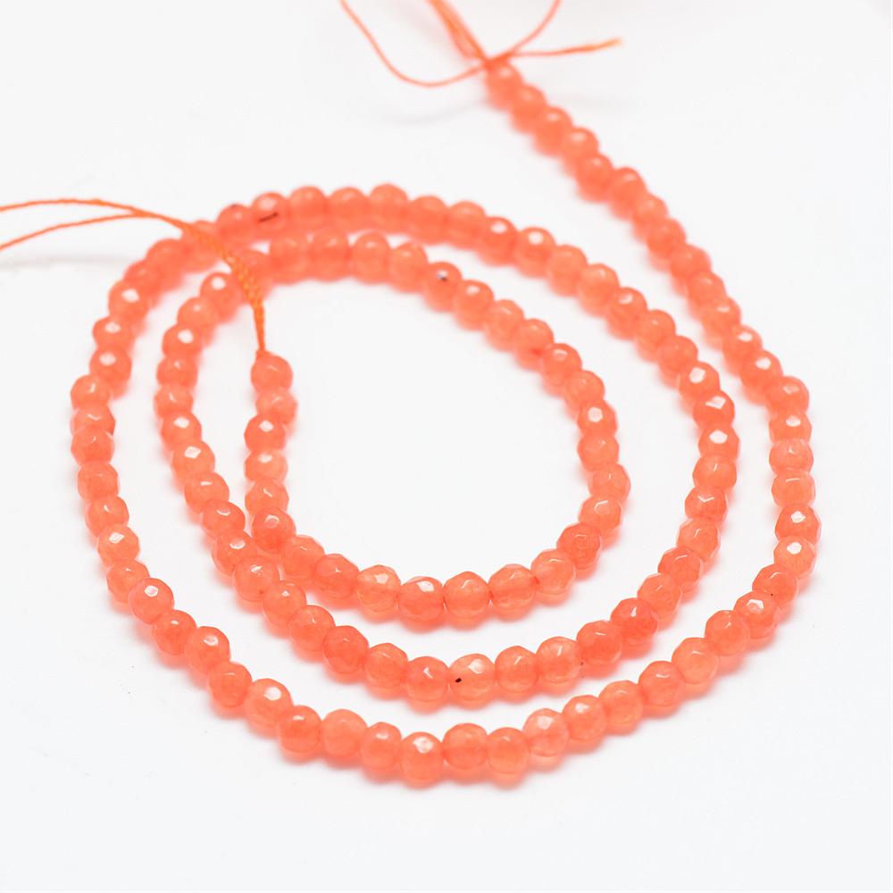 Agat Perler – Facet - Koral (3–3.5mm) - Uniq Perler - 120190