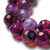 Agat Perler – Lilla/Rosa, Facetteret (6mm) - Uniq Perler - 1111490234