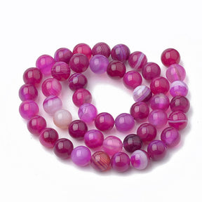 Agat Pärlor - Rosa (4mm) - Uniq Perler - 1111490245