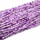 Agat Perler, Rosa/Lilla Rondel, (4x3mm) - Uniq Perler - 778854