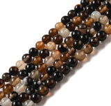 Agat Perler – Sort/Brun, Runde (4mm) - Uniq Perler - 499284
