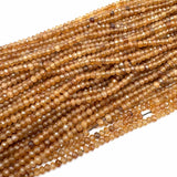 Agat Rondel Perler - Brun (4x3mm) - Uniq Perler - 467003