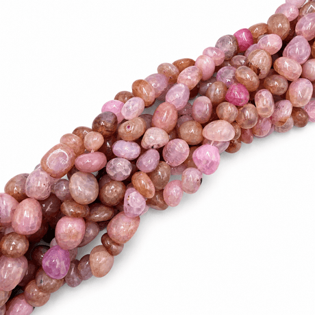 Agat – Rosa, Nuggets (6,5-13,5mm) - Uniq Perler - 113653