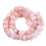 Agat – Rosa, Nuggets (6,5 - 13,5mm) - Uniq Perler - 113653