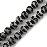 Agat – Tibetansk Mønster, Runde (8mm) - Uniq Perler - 114687