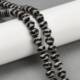 Agat – Tibetansk Mønster, Runde (8mm) - Uniq Perler - 114687