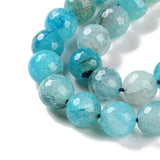 Agat – Turkis, Facetteret (10mm) - Uniq Perler - 113136