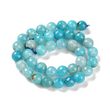 Agat – Turkis, Facetteret (10mm) - Uniq Perler - 113136