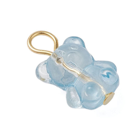 Akryl bamse Vedhæng, Farve Mix, 20x12x9 mm, 6 stk - Uniq Perler - 114992