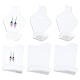 Akryl Display Til Ørestikkere & Øreringe - 4 stk. - Uniq Perler - 114904