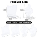 Akryl Display Til Ørestikkere & Øreringe - 4 stk. - Uniq Perler - 114904