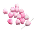 Akryl Hjerter - Rosa/Pink (12mm) 10 stk. - Uniq Perler - 114246