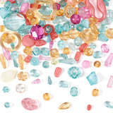 Akryl Perle - Farverigt Mix, (100 gram) - Uniq Perler - 115147