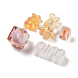 Akryl perle mix, Orange Nuancer,(100gr) - Uniq Perler - 111962