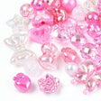 Akryl Perle Mix, Pink Nuancer, (100gr) - Uniq Perler - 111963