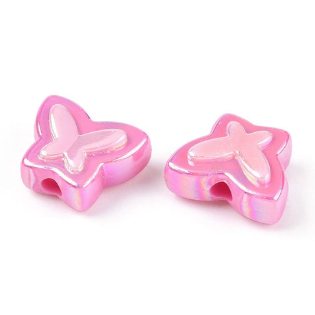 Akryl Perle Mix, Pink Nuancer, (100gr) - Uniq Perler - 111963