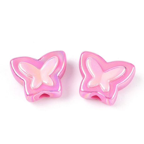 Akryl Perle Mix, Pink Nuancer, (100gr) - Uniq Perler - 111963