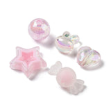 Akryl Perle Mix, Rosa Nuancer, (100gr) - Uniq Perler - 111964