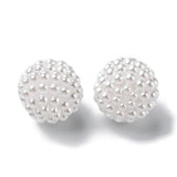 Akryl Perler - Hvid (12mm) 40 stk. - Uniq Perler - 375852