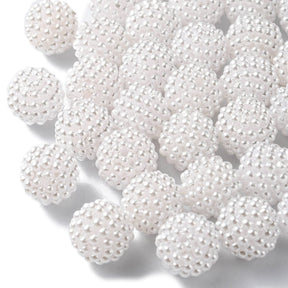 Acrylperlen - Weiß (12mm) 40 Stk. - Uniq Perler - 375852
