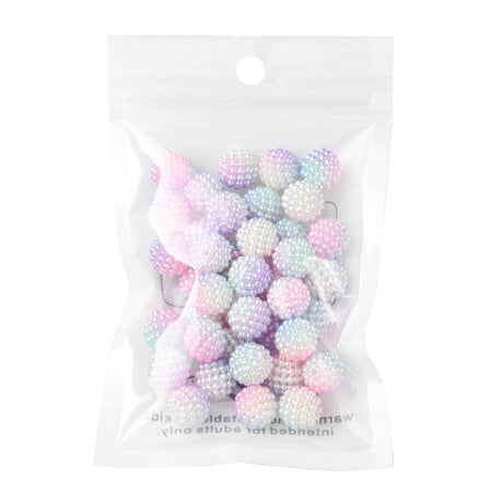 Akryl Perler - Pastel (12mm) 40 stk. - Uniq Perler - 925854