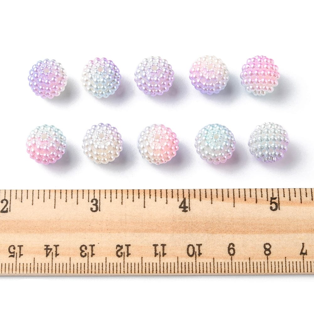 Akryl Perler - Pastel (12mm) 40 stk. - Uniq Perler - 925854