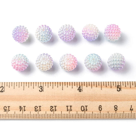 Akryl Perler - Pastel (12mm) 40 stk. - Uniq Perler - 925854